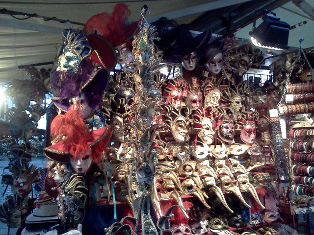 Carnival Masks - Venetian souvenirs